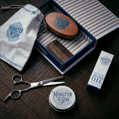 Eco-Friendly Father's Day Gift Organic Beard Grooming Kit