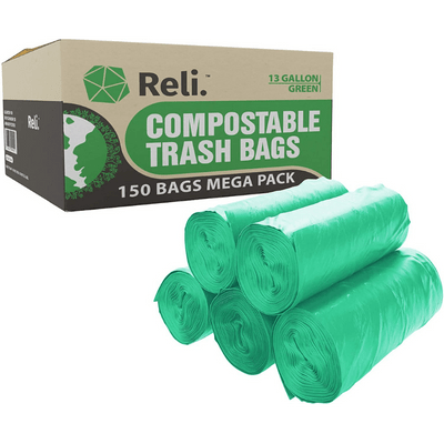 Reli. Compostable 13 Gallon Trash Bags