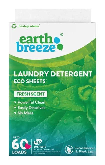 Earth breeze laundry detergent eco sheets