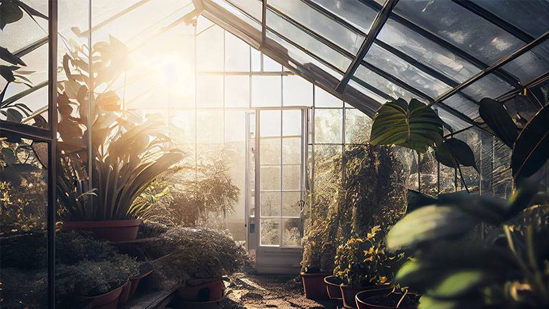 Adequate sunlight for aquaponics greenhouse
