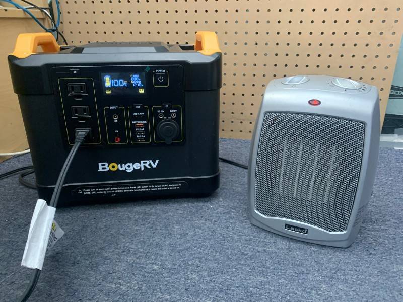 BougeRV power station review load test